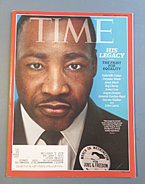 Time Magazine March 2 - 9, 2020 His Legacy (Mlk)