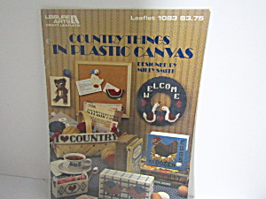 Leisure Arts Country Things In Plastic Canvas #1083